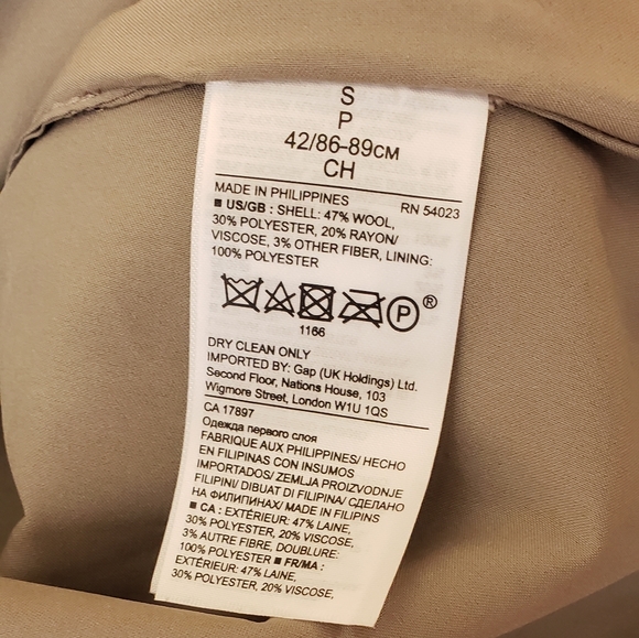 Sleeveless top size small Banana Republic beige with subtle gold flecks - Picture 4 of 8